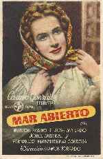 carátula carteles de Mar Abierto - 1946 - V2