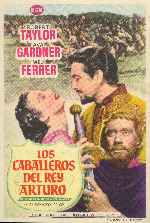 carátula carteles de Los Caballeros Del Rey Arturo - V3