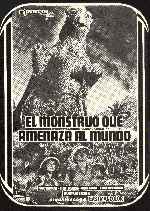 carátula carteles de El Monstruo Que Amenaza Al Mundo