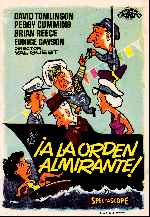 carátula carteles de A La Orden Almirante