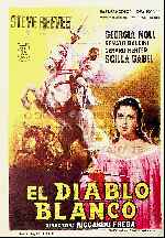 carátula carteles de El Diablo Blanco - 1959