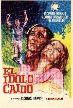 carátula carteles de El Idolo Caido