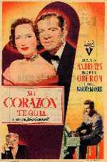carátula carteles de Mi Corazon Te Guia