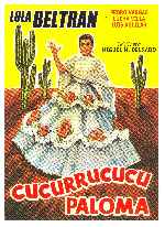 carátula carteles de Cucurrucucu Paloma