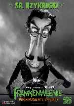 carátula carteles de Frankenweenie - V11