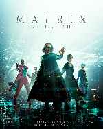 carátula carteles de Matrix Resurrecciones - V02
