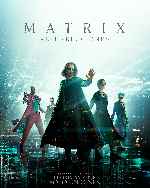carátula carteles de Matrix Resurrecciones - V02