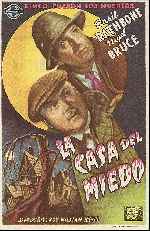 carátula carteles de La Casa Del Miedo - 1945