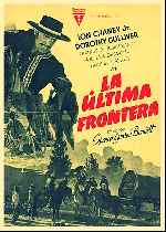 carátula carteles de La Ultima Frontera - 1932 - V2