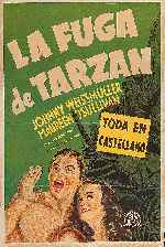 carátula carteles de La Fuga De Tarzan - V3