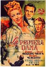 carátula carteles de La Primera Dama - 1946 - V3