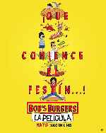 carátula carteles de Bobs Burgers - La Pelicula - V2