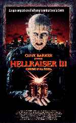 carátula carteles de Hellraiser 3 - El Infierno En La Tierra