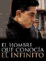 carátula carteles de El Hombre Que Conocia El Infinito - V3