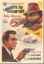 carátula carteles de El Agente De Scotland Yard - V2