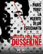 carátula carteles de Justicia Para Malik Oussekine