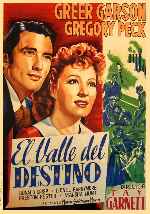 carátula carteles de El Valle Del Destino - V2