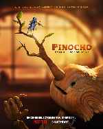 carátula carteles de Pinocho De Guillermo Del Toro