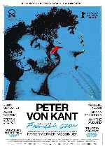 carátula carteles de Peter Von Kant