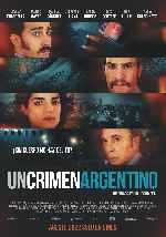 carátula carteles de Un Crimen Argentino