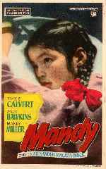 carátula carteles de Mandy - 1952
