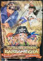 carátula carteles de La Leyenda Del Pirata Barbanegra
