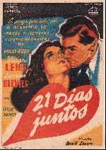 carátula carteles de 21 Dias Juntos