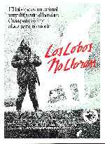 carátula carteles de Los Lobos No Lloran