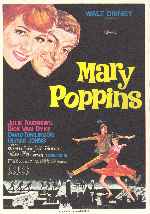 carátula carteles de Mary Poppins