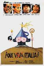 carátula carteles de Que Viva Italia