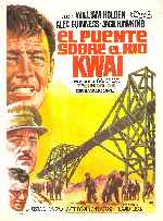 carátula carteles de El Puente Sobre El Rio Kwai - V2