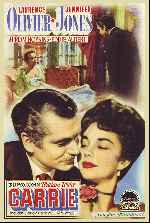 carátula carteles de Carrie - 1952
