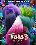 carátula carteles de Trolls 3 - Todos Juntos