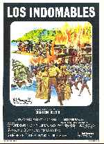 carátula carteles de Los Indomables - 1970