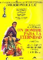 carátula carteles de Un Hombre Para La Eternidad