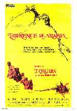 carátula carteles de Lawrence De Arabia