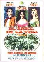 carátula carteles de El Arbol De La Vida - 1957