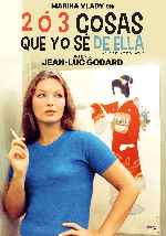 carátula carteles de 2 O 3 Cosas Que Yo Se De Ella