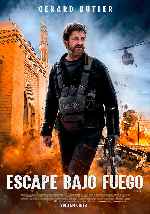 carátula carteles de Escape Bajo Fuego - V2