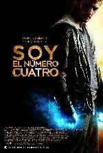 carátula carteles de Soy El Numero Cuatro - V3