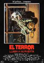 carátula carteles de El Terror Llama A Su Puerta