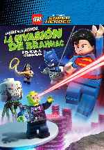 carátula carteles de Lego Dc Super Heroes - La Liga De La Justicia - La Invasion De Brainiac