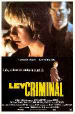carátula carteles de Ley Criminal
