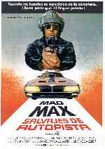 carátula carteles de Mad Max - Salvajes De Autopista