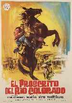 carátula carteles de El Proscrito Del Rio Colorado