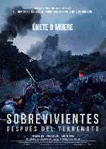 carátula carteles de Sobrevivientes - Despues Del Terremoto