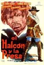 carátula carteles de El Halcon Y La Presa - V2