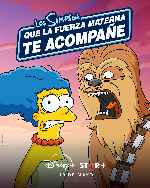carátula carteles de Los Simpson - Que La Fuerza Materna Te Acompane