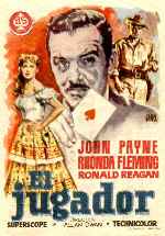 carátula carteles de El Jugador - 1955