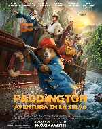 carátula carteles de Paddington - Aventura En La Selva